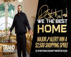 Khaled is also credited for designing a furniture line 